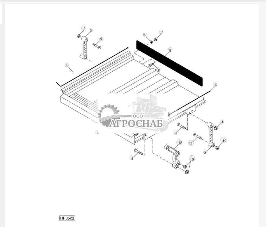 Лоток вибрационного сита 